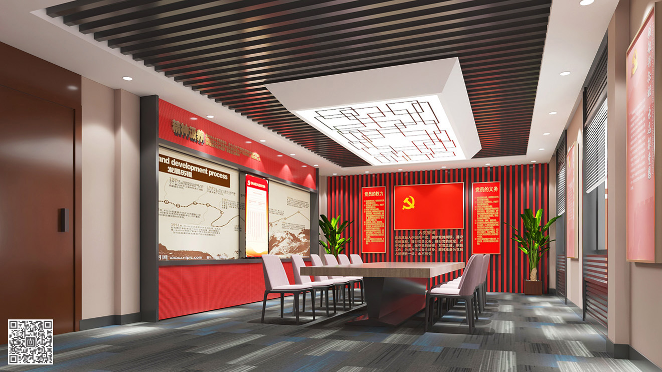 奔速電梯企業黨建文化空間設計